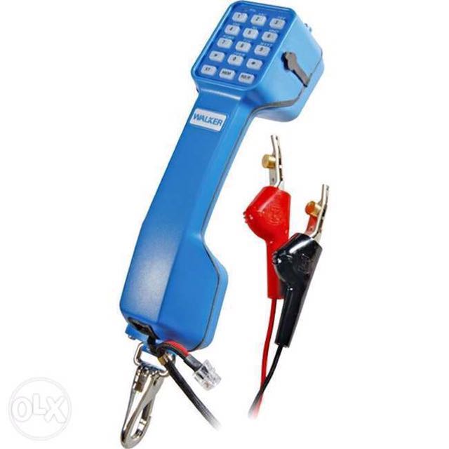 Telephone Line Test Set Walker WTS501 Lineman's Handset, Everything