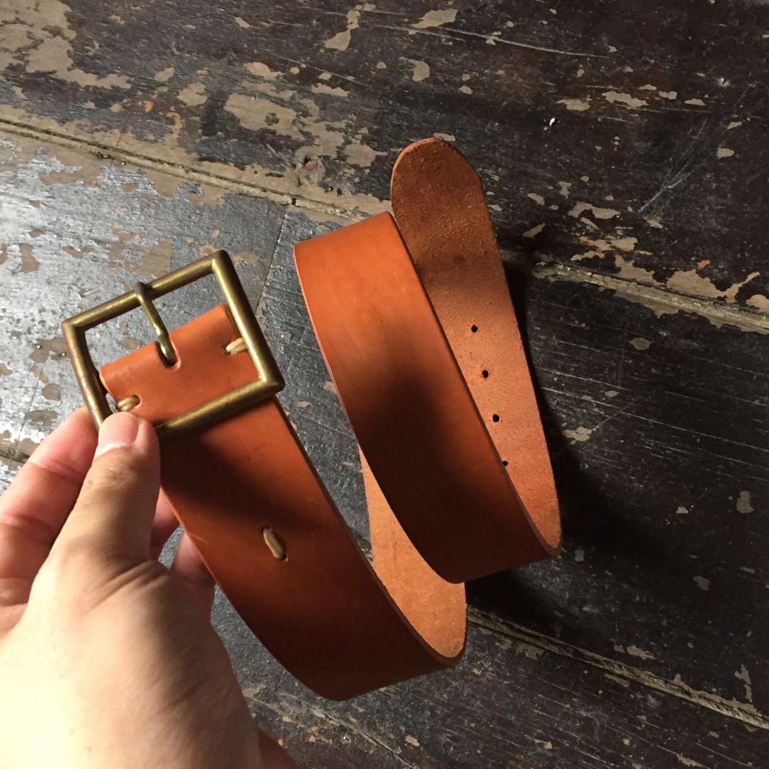 visvim ブラウンレザーベルト 中古・古着通販】VISVIM (ビズビム) ベルト ブラウン｜ブランド・古着