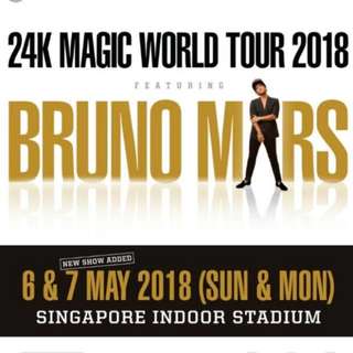 Bruno Mars 24K Magic Tour Singapore