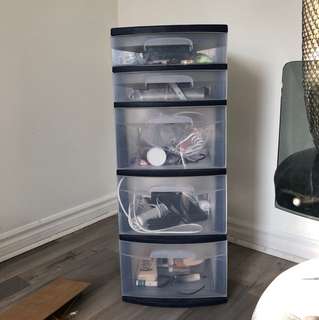 Storage shelves