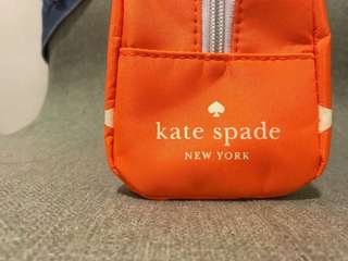 Kate Spade Orange Cosmetic Pouch (BN)