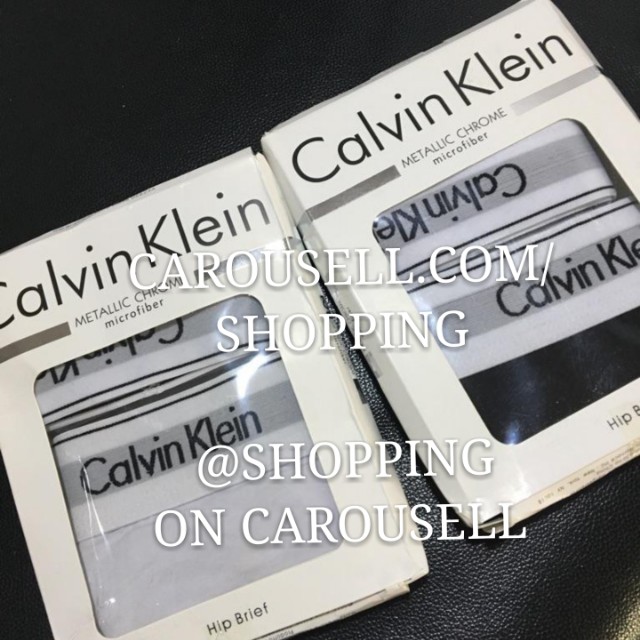 calvin klein metallic chrome microfiber