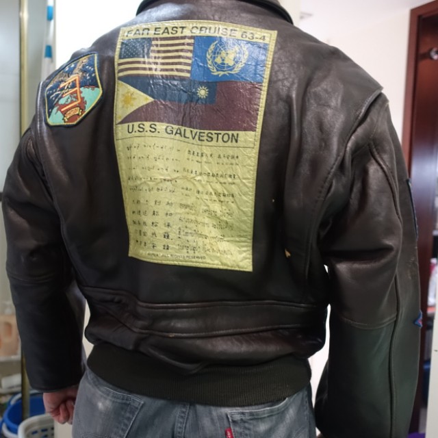 正廠AVIREX G-1 經典TOP GUN Leather Jacket皮褸超罕有的山羊皮M碼(US XS), 男裝, 外套及戶外衣服-  Carousell