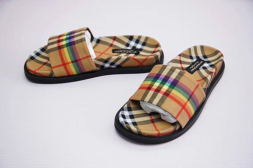 burberry rainbow sandals
