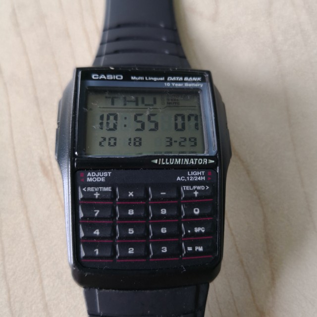 casio databank black