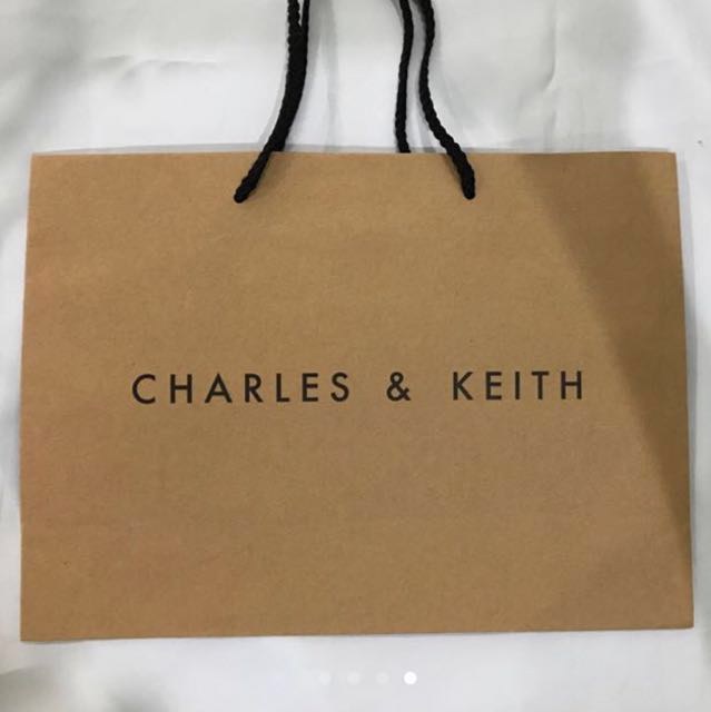 paper bag charles and keith