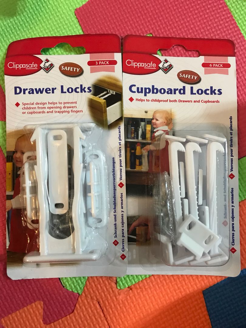clippasafe cupboard & drawer locks