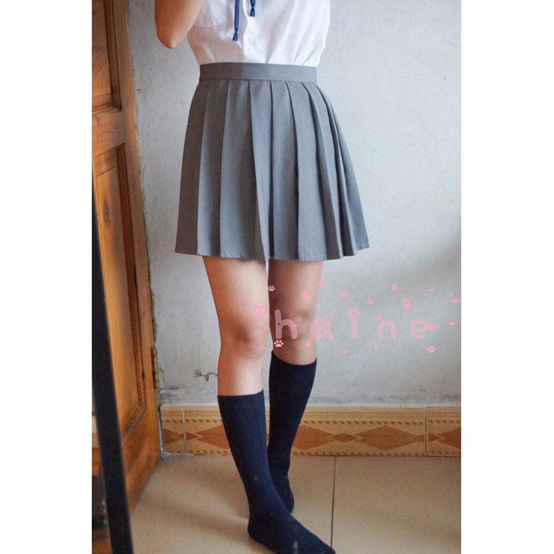 Premium AI Image | Cute Anime Girl in Long Skirts