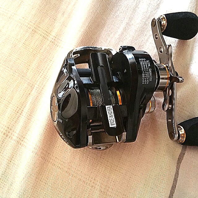 Fishing Reel made in Korea bait caster,lefty, Sports Equipment, Fishing