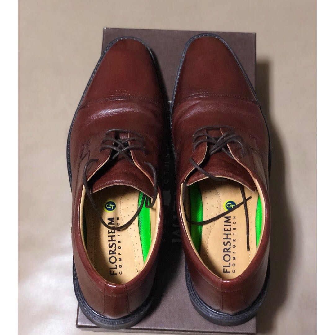 florsheim kangaroo leather shoes