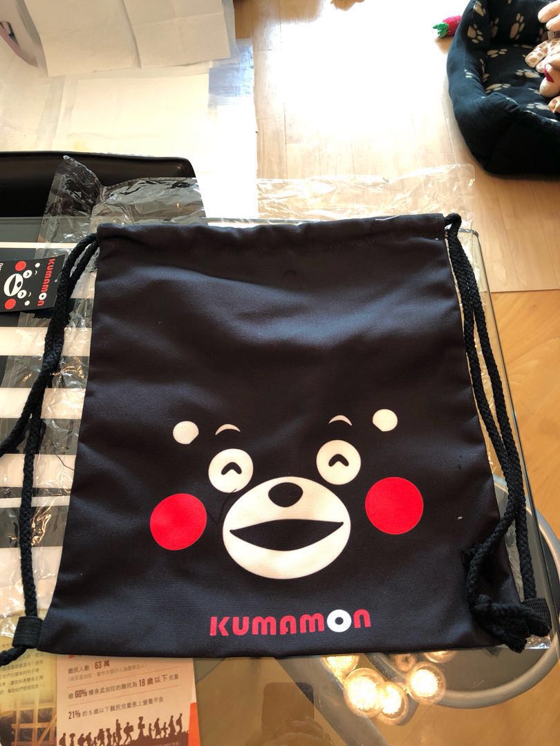 Kumamon drawstring backpack （分類：背包）位於 Hong Kong。 由 coffee817 提交（商品編號 161689184，圖片 1）。簡介： 。