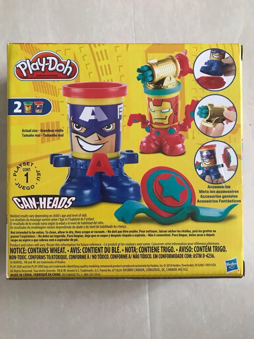 Marvel Captain America Iron Man Play Doh Set Hobbies Toys
