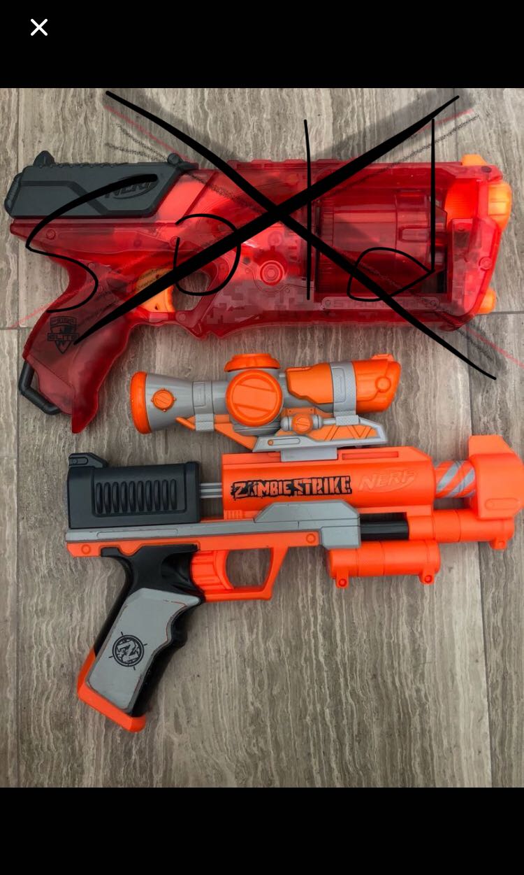 Nerf zombie shop strike scope