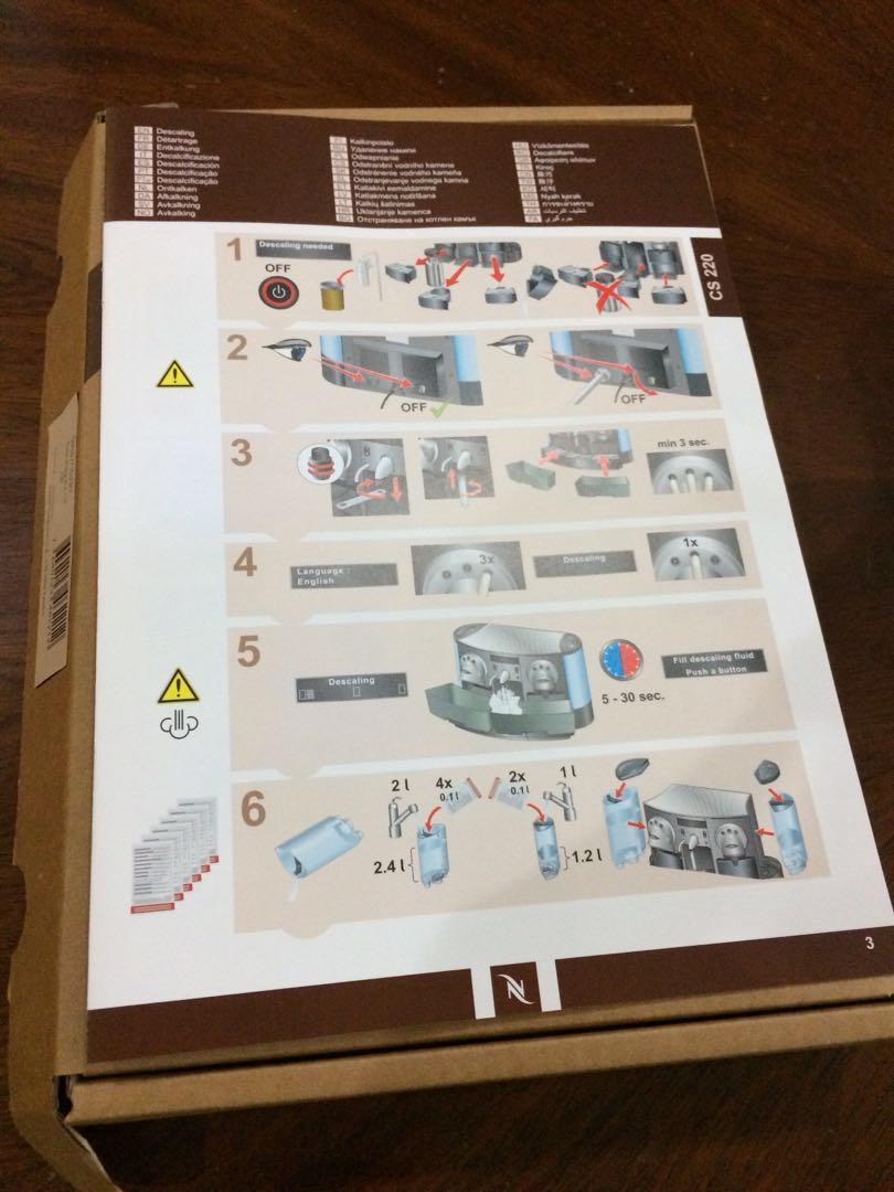 Nespresso Coffee Machine GEMINI/CS 220 with free coffee capsules (50pcs