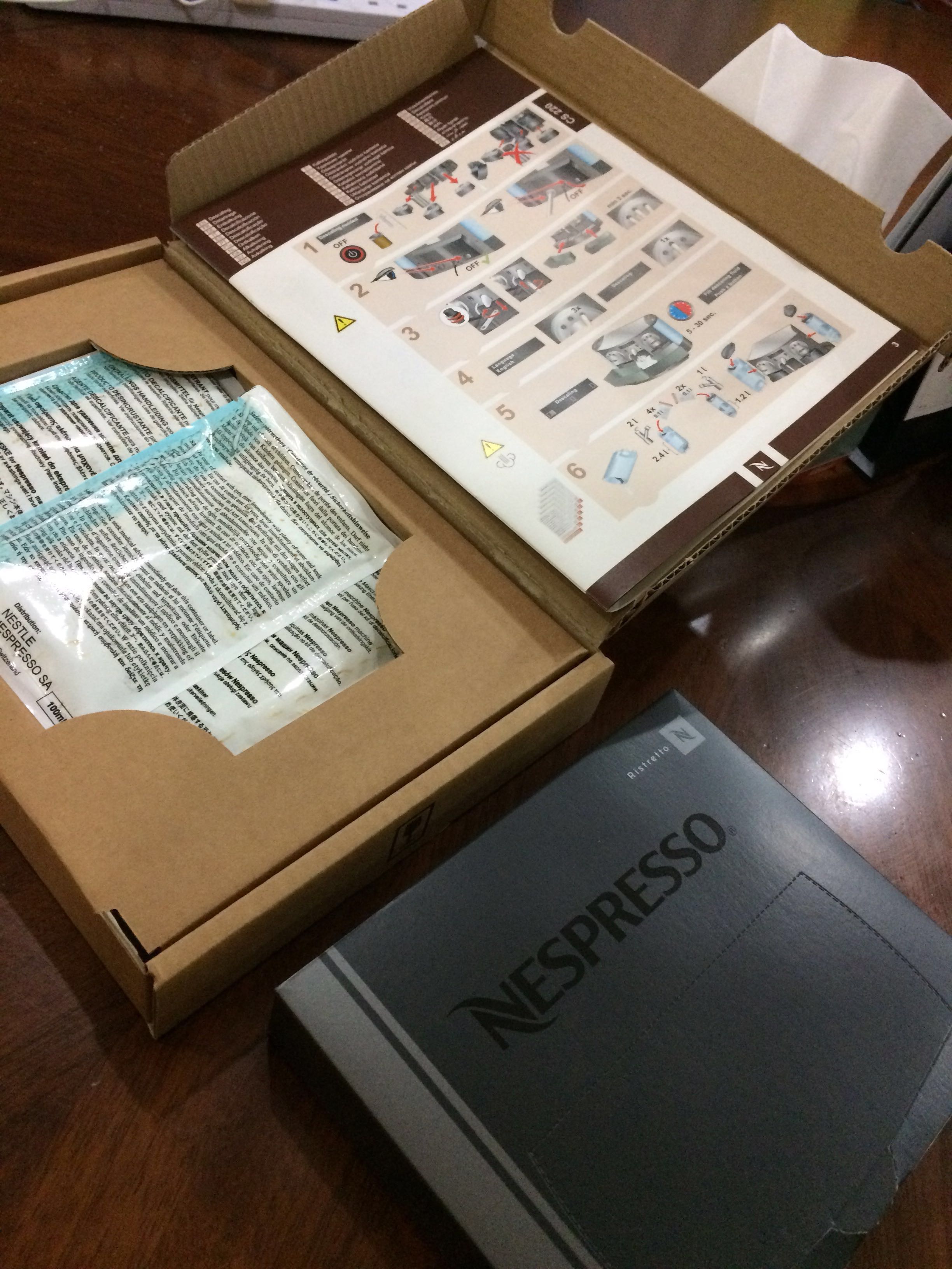 Nespresso Coffee Machine GEMINI/CS 220 with free coffee capsules (50pcs