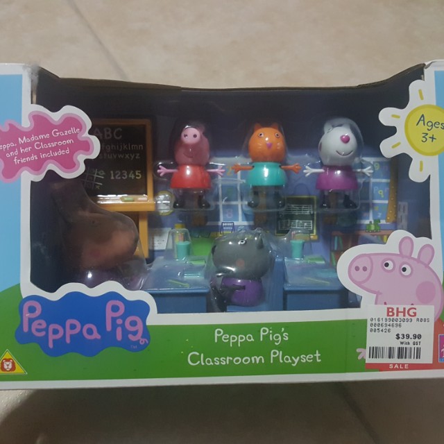 peppa classroom playset