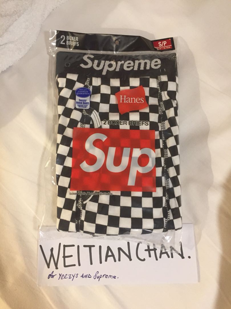 Checkered sales supreme boxers