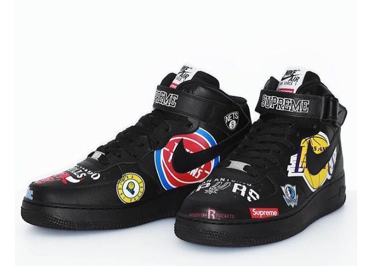 af1 x supreme x nba