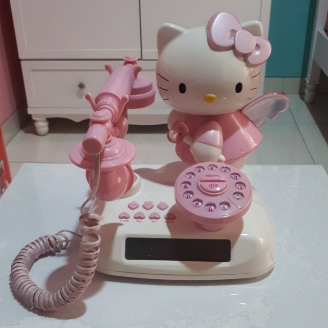 Telepon Hello Kitty 25 X 23 Cm Perabotan Rumah Di Carousell