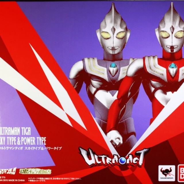 Ultra Act Ultraman Tiga Sky And Power Type Renewal Version Hobbies Toys Toys Games On Carousell