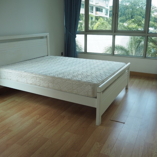 Used Queen size Bed with Mattress, Furniture & Home Living, Furniture