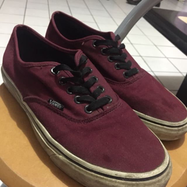 vans authentic marron