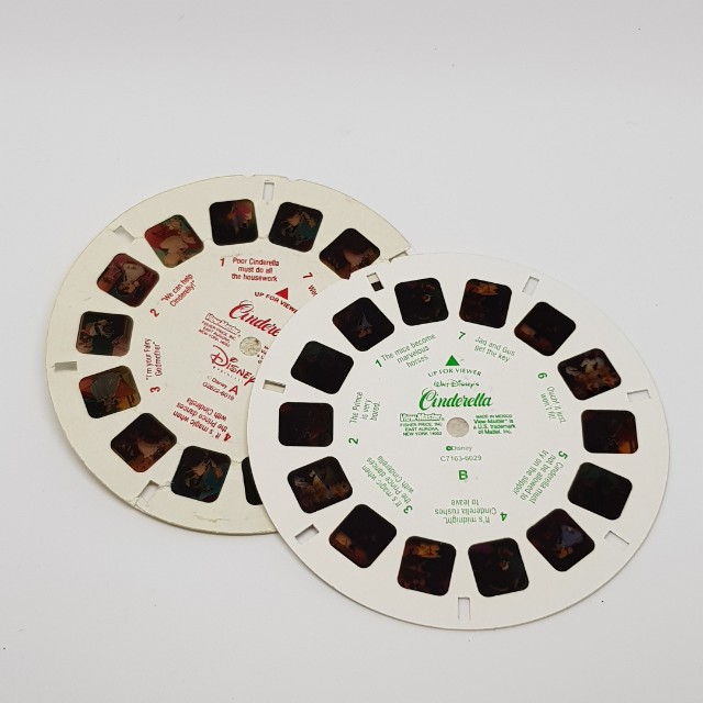 ViewMaster Reels - Disney Cinderella (Category: Character Goods) located in Mandaluyong City. Submitted by urumikanzaki (Listing ID 161755514, Image 2). Description: Price posted is per reel..