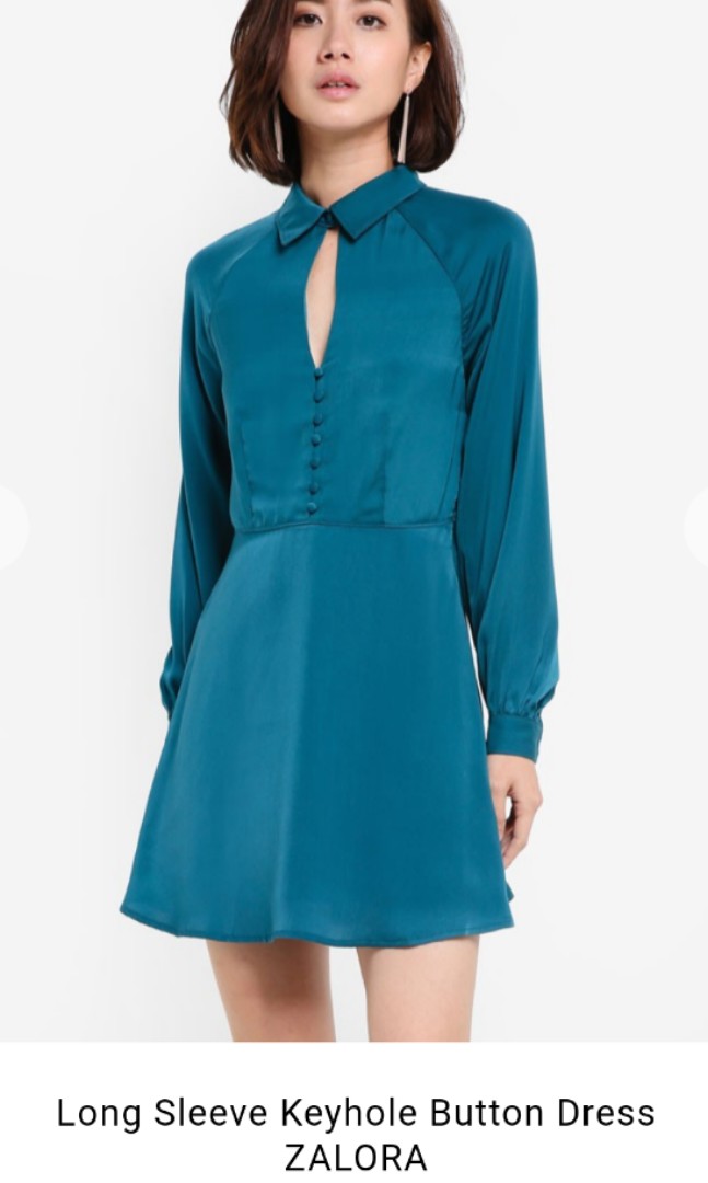 zalora long sleeve dress
