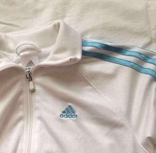 Adidas White Track Jacket 🛍✨