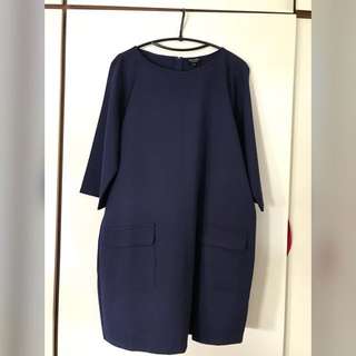 BN Zalora Navy Dress short
