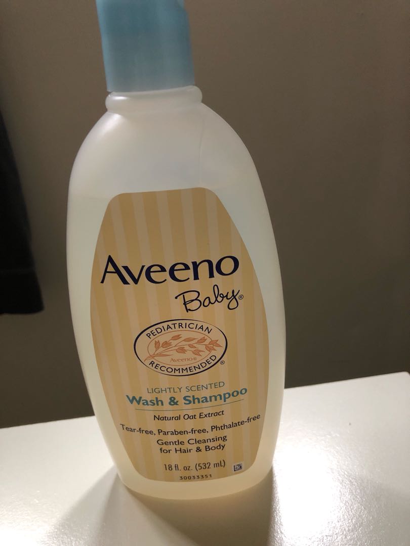 Aveeno Baby Wash And Shampoo 532ml Babies Kids On Carousell Oz bottle of gentle aveeno baby wash and shampoo. carousell