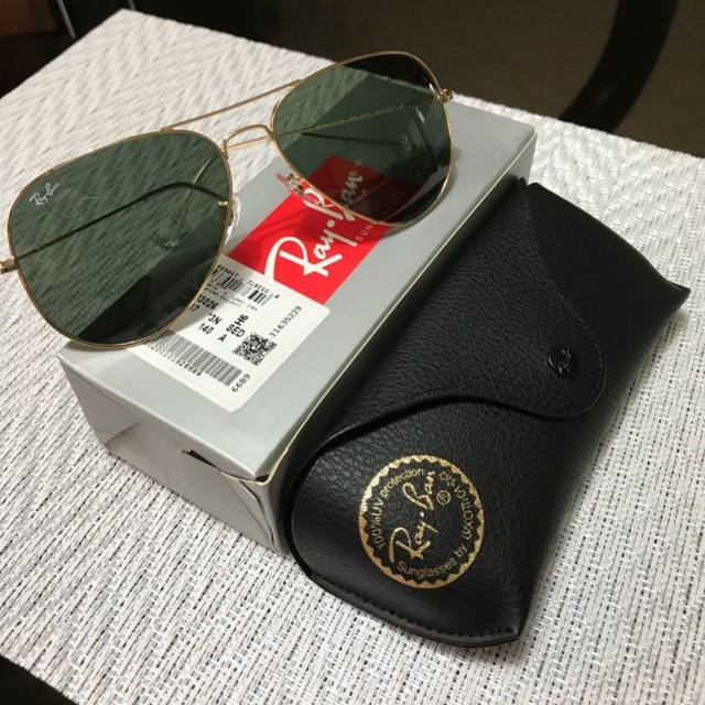 BNIB Rayban Sunglasses, with factory warranty card, Men's Fashion ...