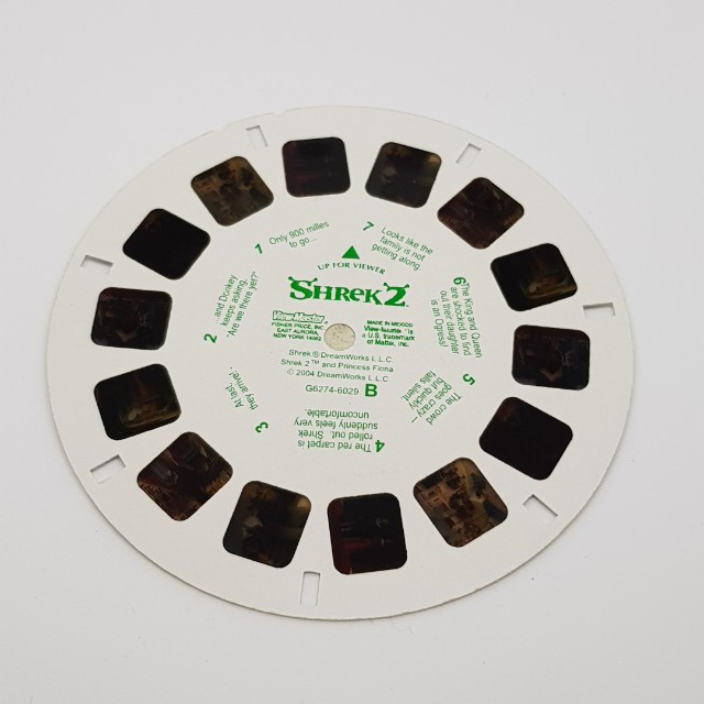 (c) 2004 ViewMaster Reels - Dreamworks Shrek 2 (Category: Vintage Collectibles) located in Mandaluyong City. Submitted by urumikanzaki (Listing ID 161801271, Image 2). Description: Price posted is per reel..