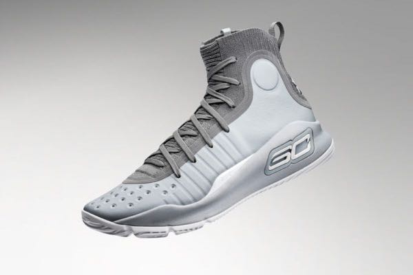 curry 4 grey