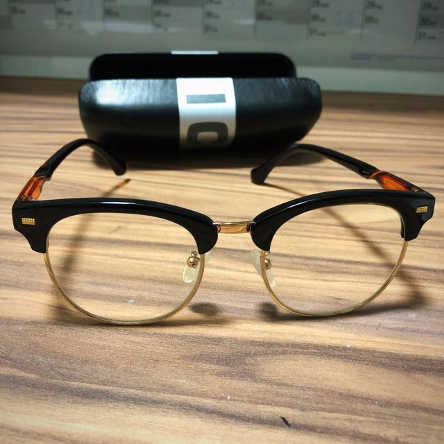 Round Unisex Eyeglass Frame Eyewear Women S Fashion Accessories On Carousell