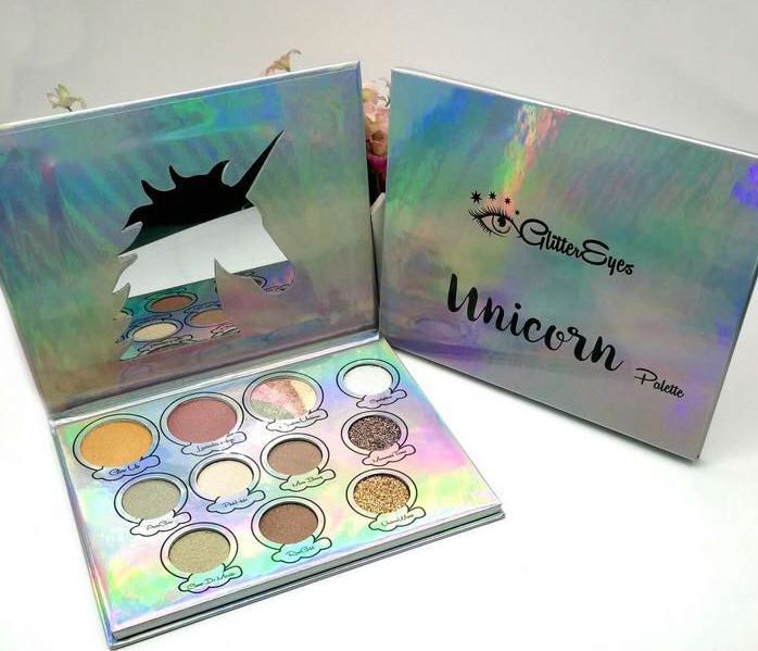 Glitter Eyes Rainbow Unicorn Eyeshadow Highlighter Bronzer