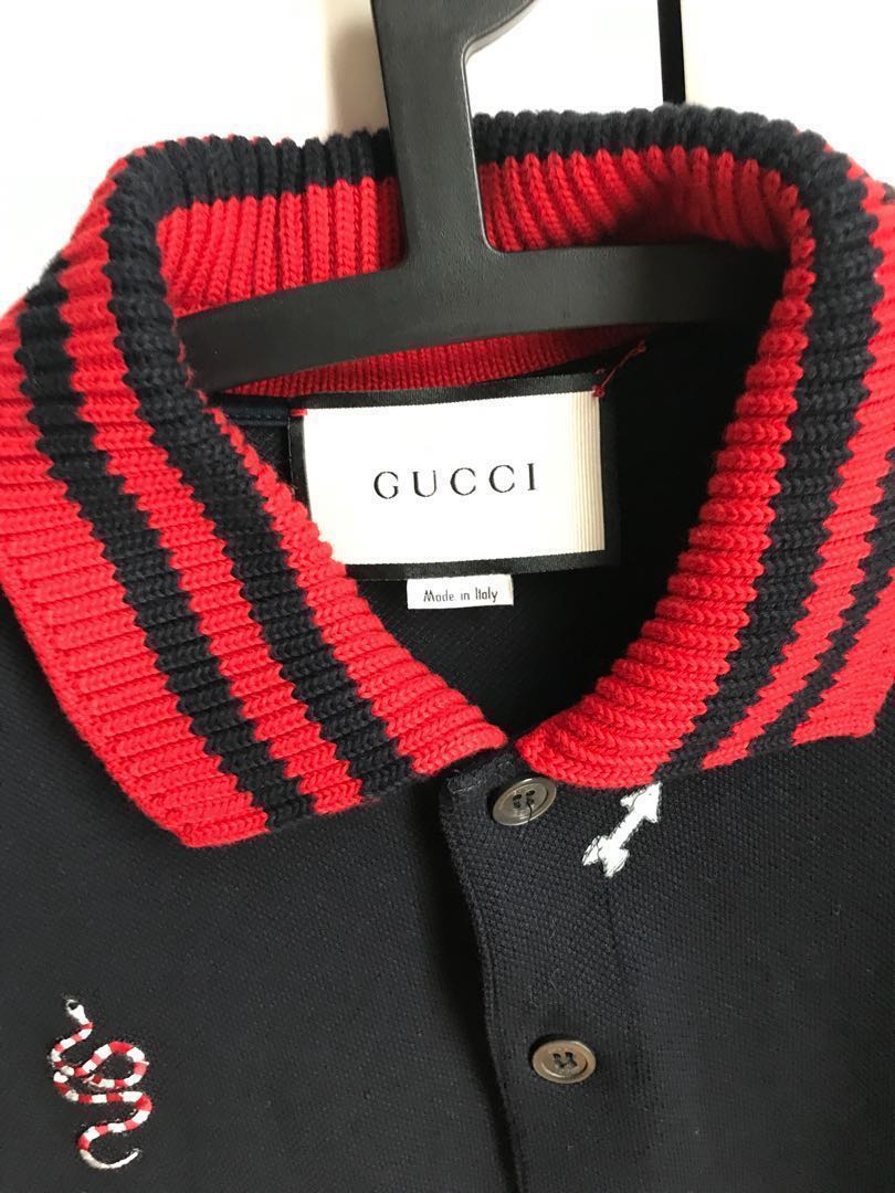 authentic gucci polo shirts