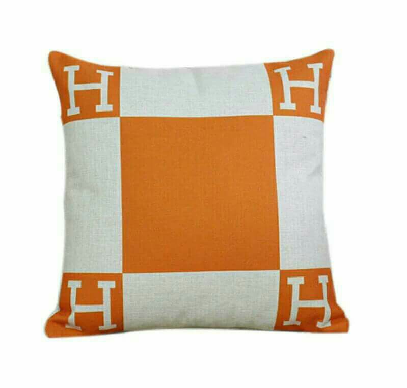 HERMES Throw Pillow Cover, Furniture & Home Living, Home Decor