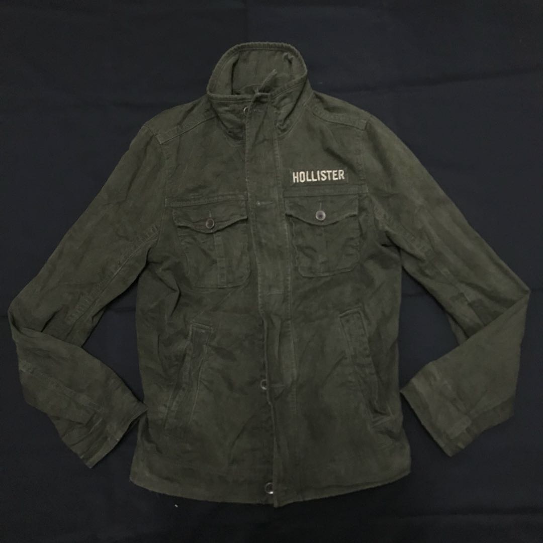 Hollister online army jacket