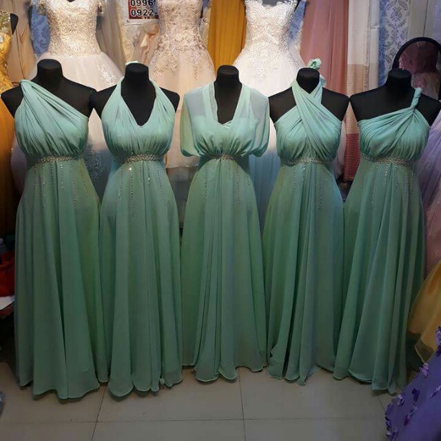 mint infinity dress