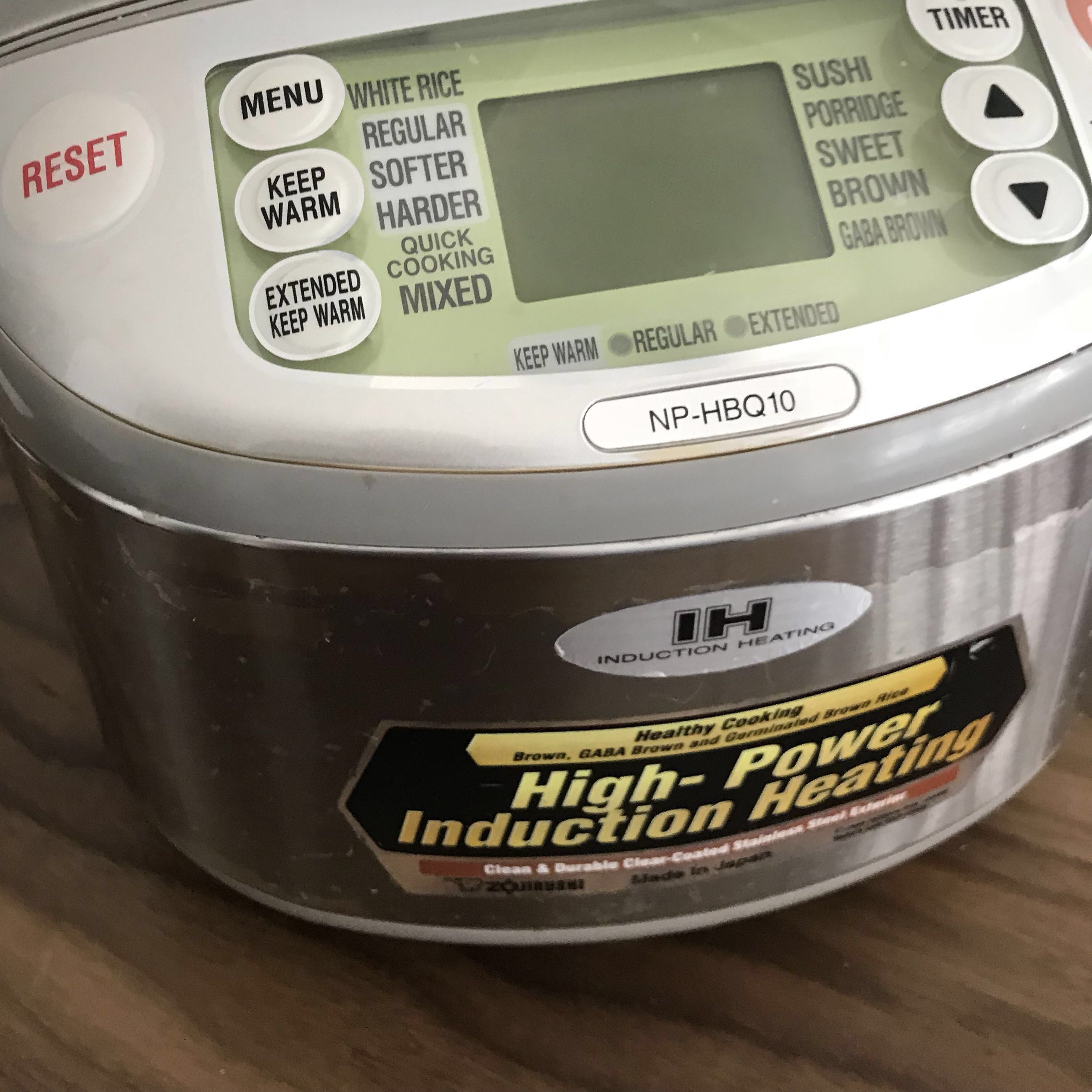 Japan made Zojirushi NPHBQ10 Induction Heating System Rice Cooker and