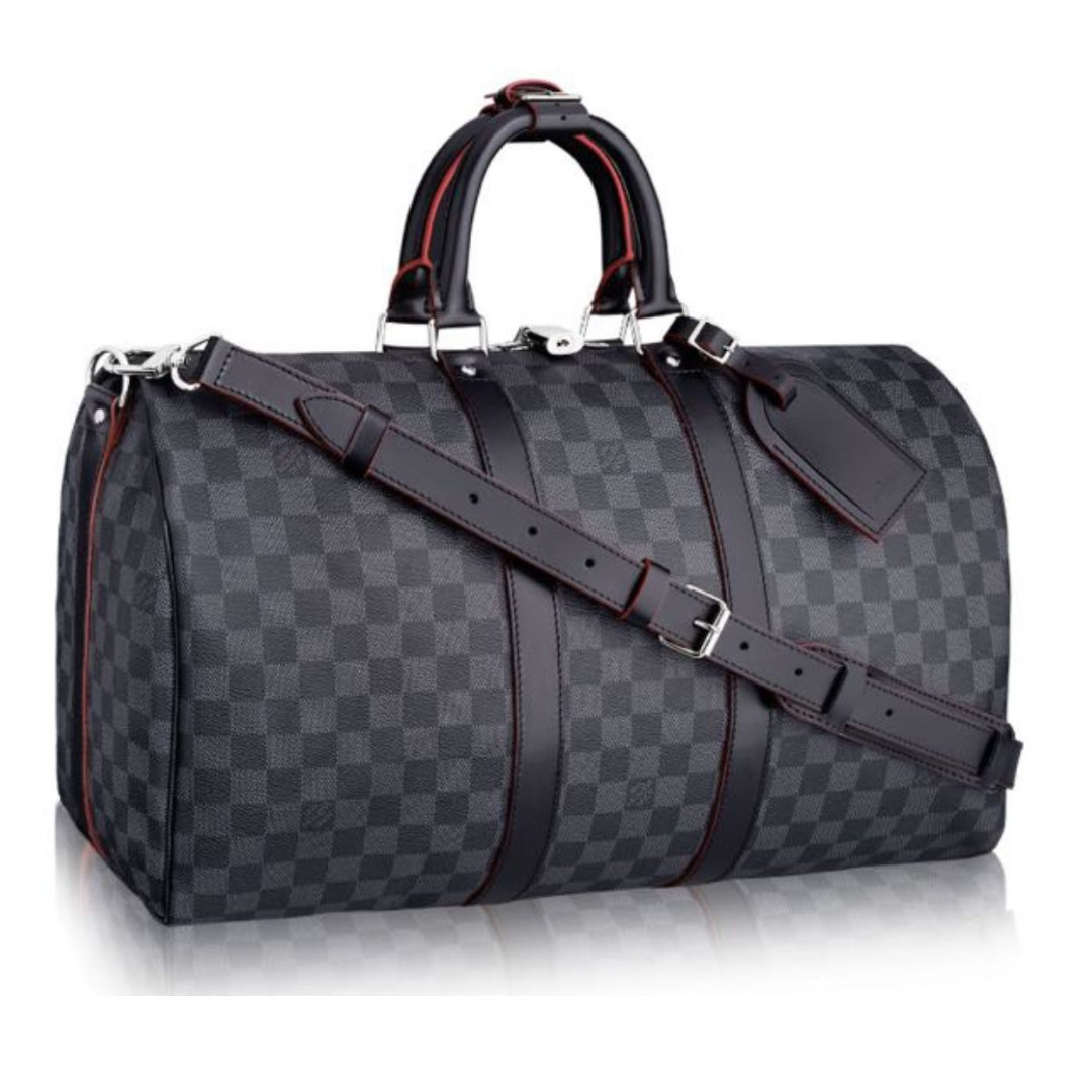 medaljevinder Forbyde For nylig Louis Vuitton Keepall Bandouliere 45 - Damier Graphite Canvas, Luxury, Bags  & Wallets on Carousell