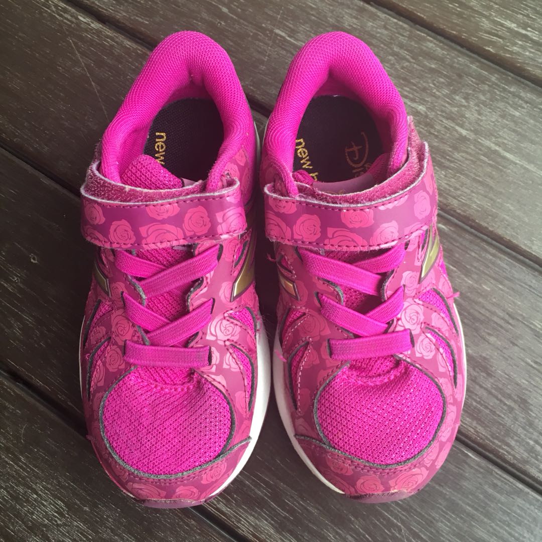 New Balance Disney Beauty and the Beast Girls Kids Sneakers Purple US 11 UK 10.5 Babies Kids Babies Kids Fashion on Carousell