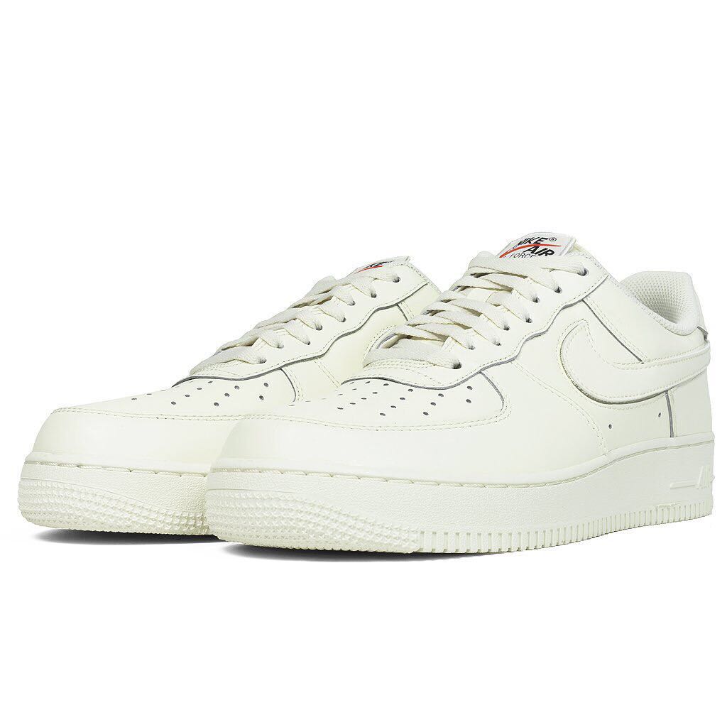 NIKE AIR FORCE 1 '07 QS VELCRO Cream 'SWOOSH PACK', Men's Fashion ...