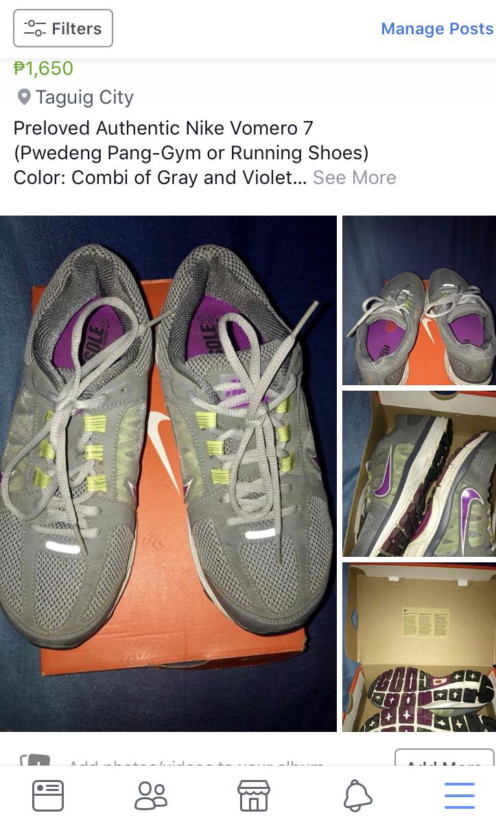 nike vomero 7 violet