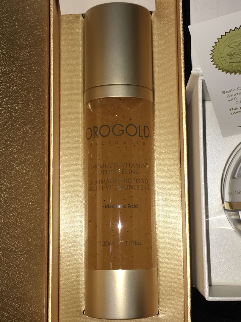 orogold multivitamin deep peeling
