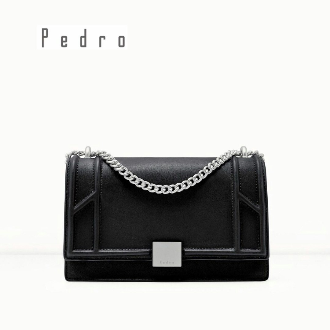 PEDRO Front Flap Chain Shoulder bag, Women's Fashion, Bags 