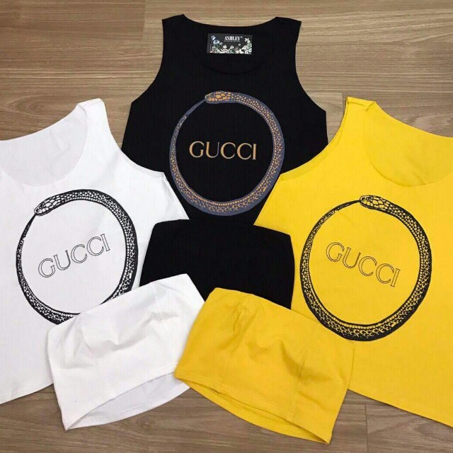 gucci crop top shirt