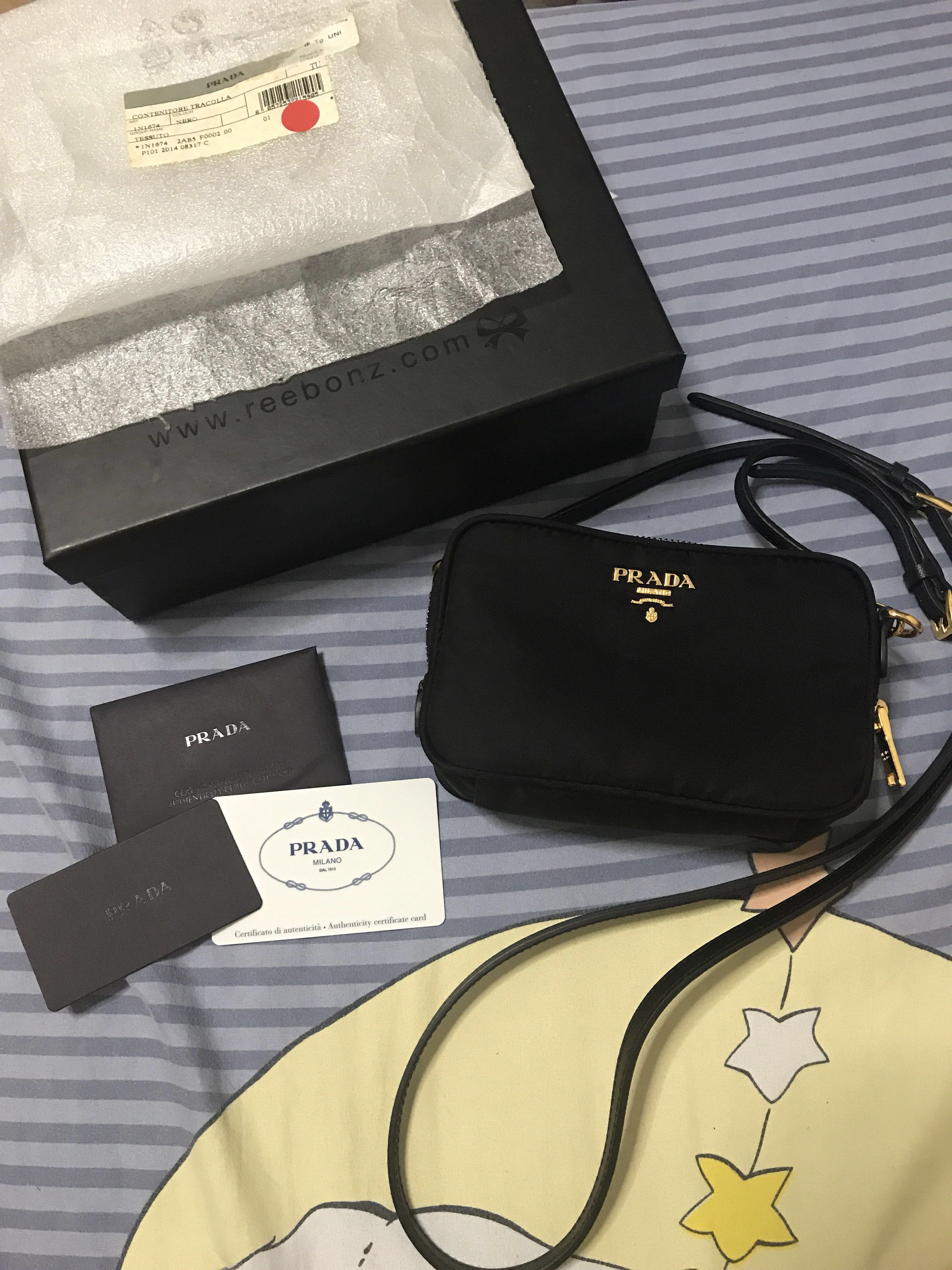 Prada sale contenitore tracolla