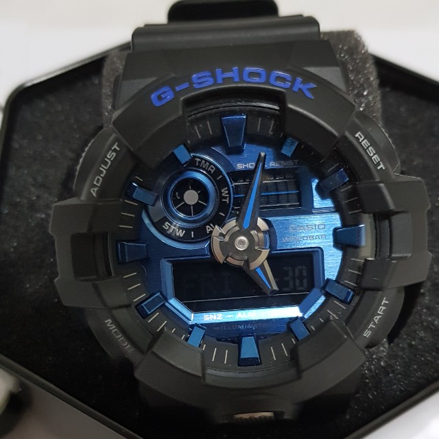 pre owned G shock model GA701 1A2. With local warranty. Bought in Dec 2017